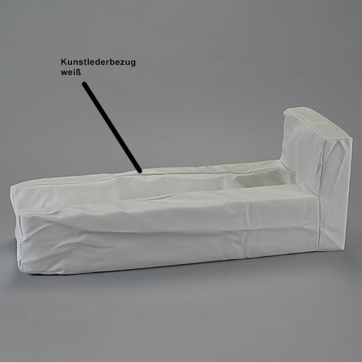 Kunstlederbezug zu den Franz Schienen,