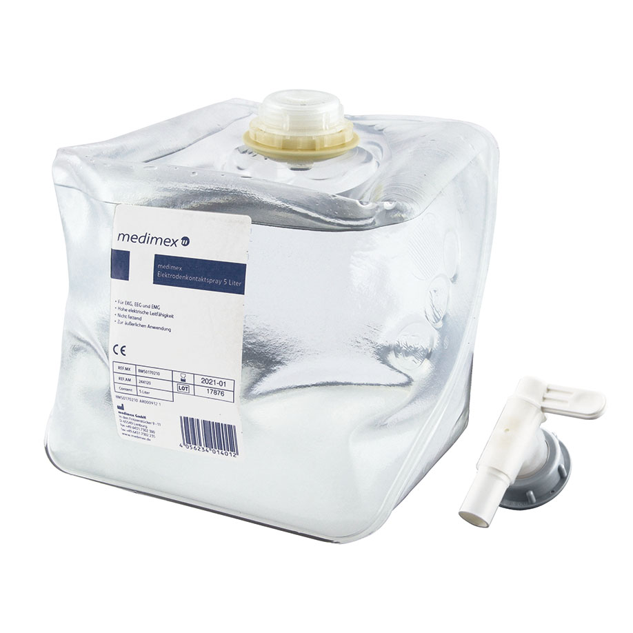 medimex electrode contact spray 5 litres Cubitainer, with outlet tap