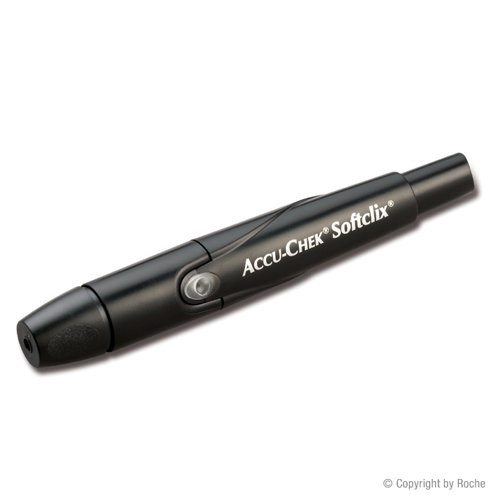 Accu-Chek Softclix Stechhilfe schwarz,