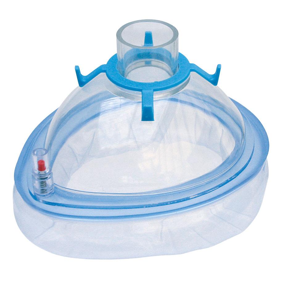 Einmal-Beatmungsmaske mit belüftbarem