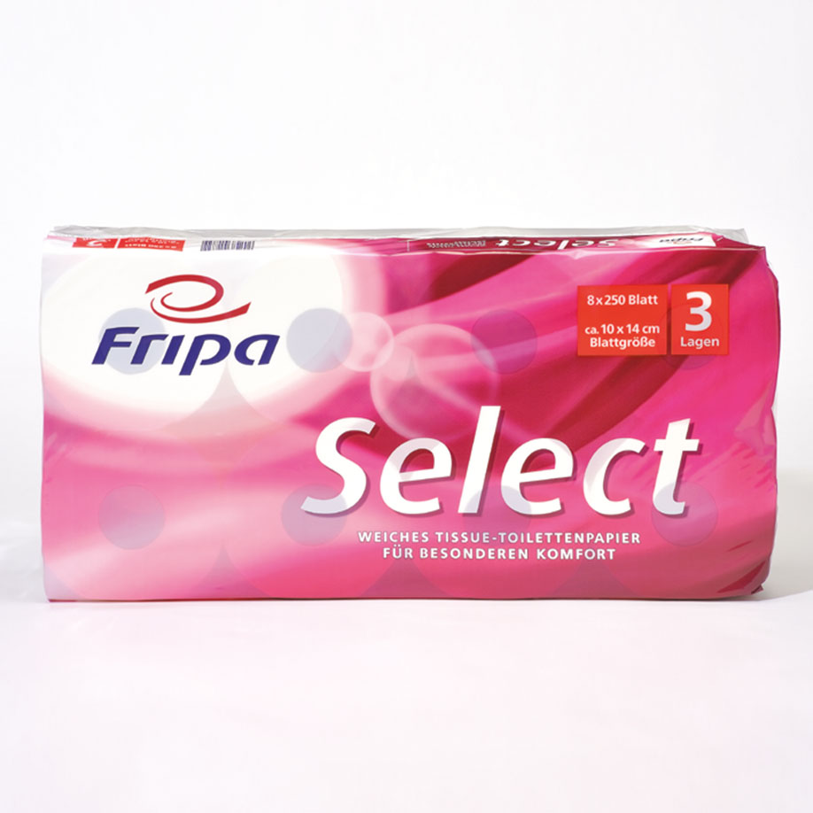Fripa - Toilettenpapier select, 3-lagig