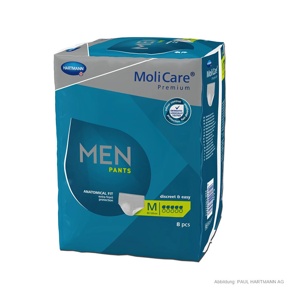 MoliCare Premium MEN pants 5 drops sz. M incontinence briefs (8 pcs.)