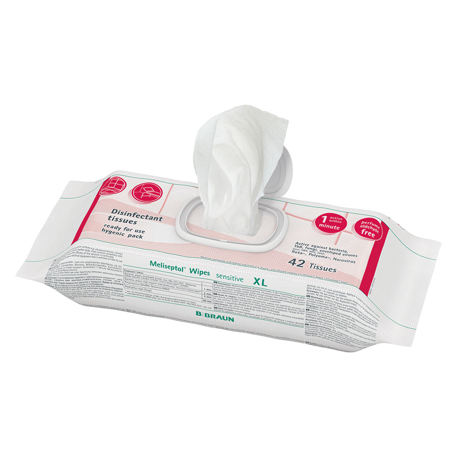 Meliseptol Wipes sensitive flowpack XL