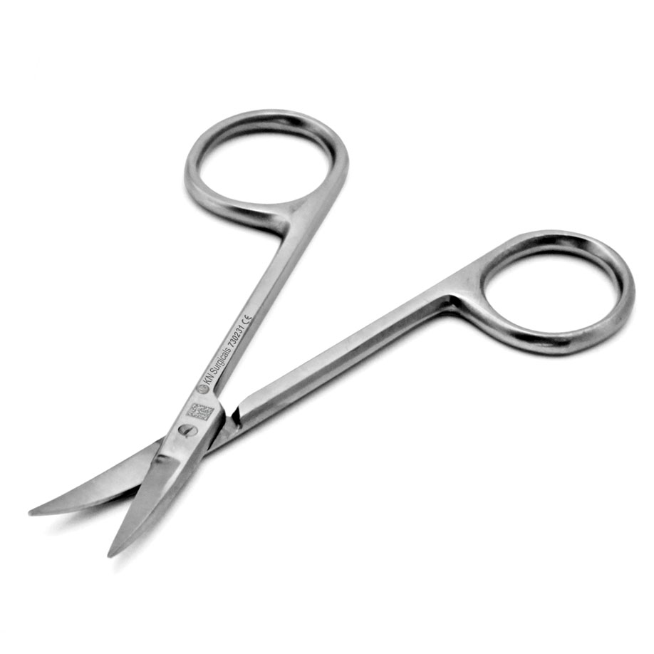 feine chirurgische Schere ratiomed gebogen, spitz/spitz 11,5 cm