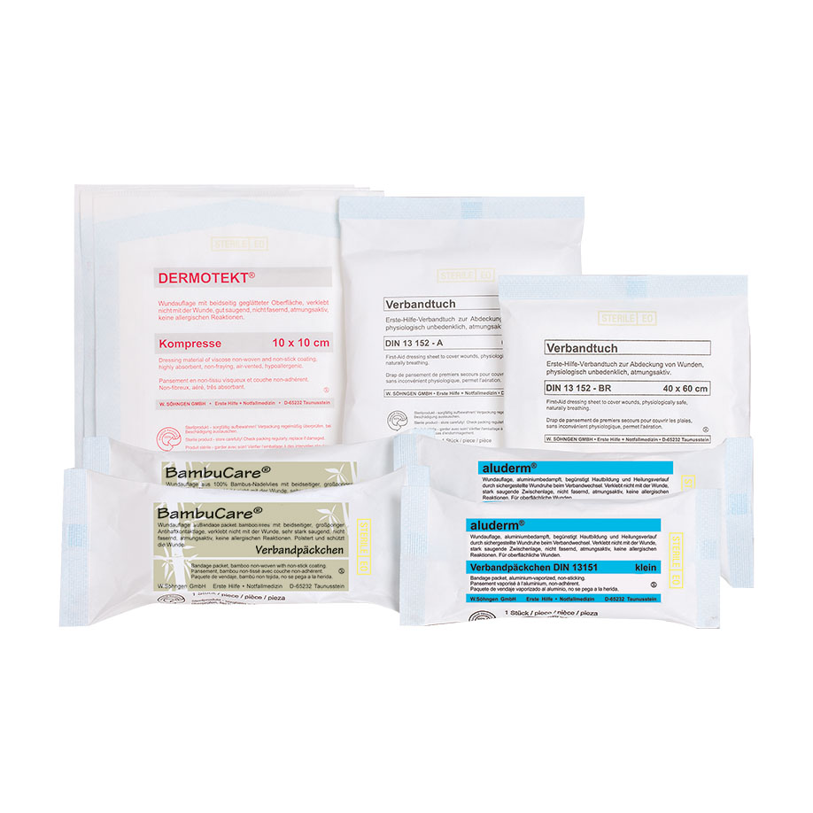 Exchange Set for Automobile First-Aid Kit DIN 13164