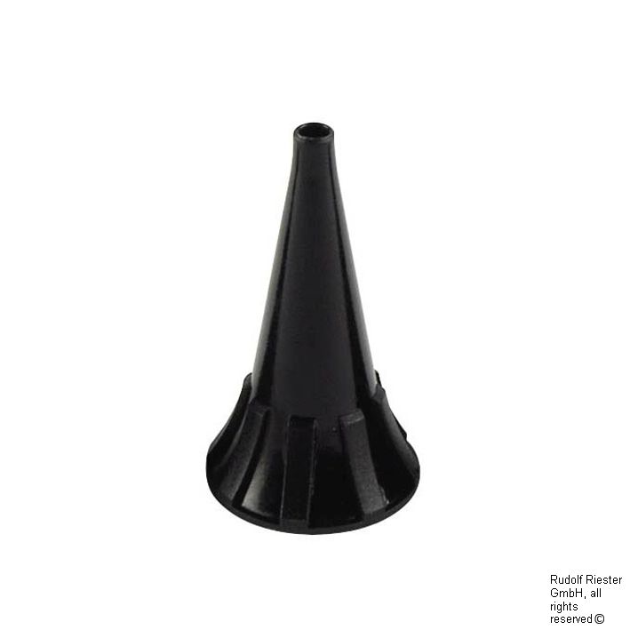 Einmal-Ohrtrichter, Ø 2,5 mm, schwarz,
