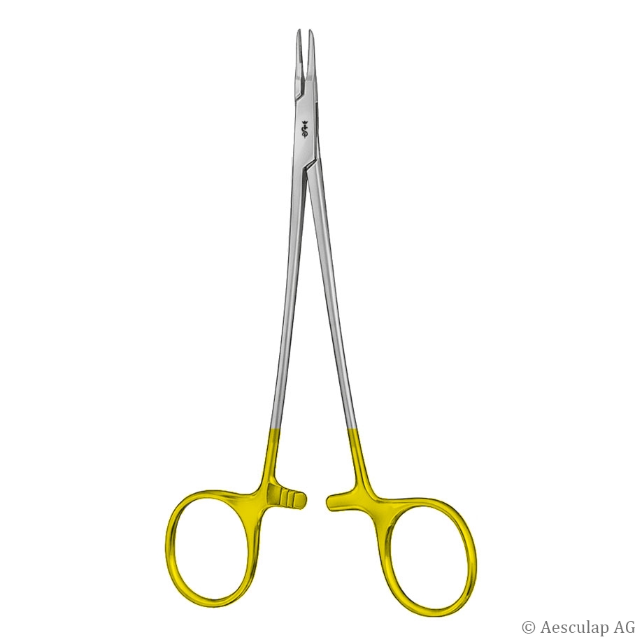 DUROGRIP needle holder, Ryder Grazil straight, 15.5 cm