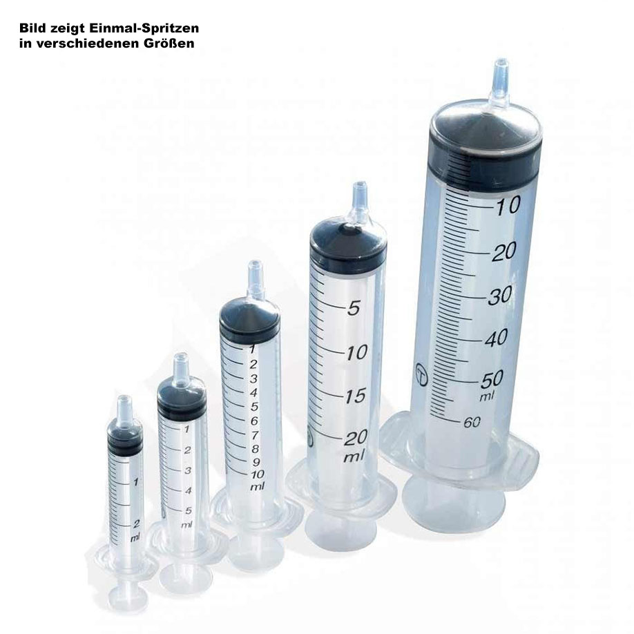 Einmal-Spritzen 5 ml Luer, exzentrisch,