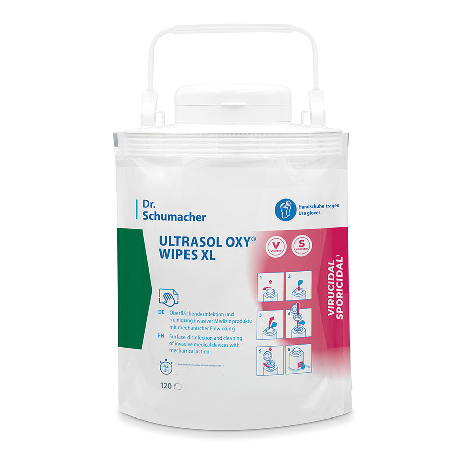 Ultrasol Oxy Wipes XL (120 Tücher) Flächendesinfektion