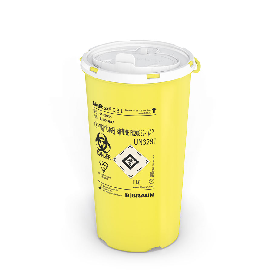 Medibox Kanülensammler 0,8 Ltr.