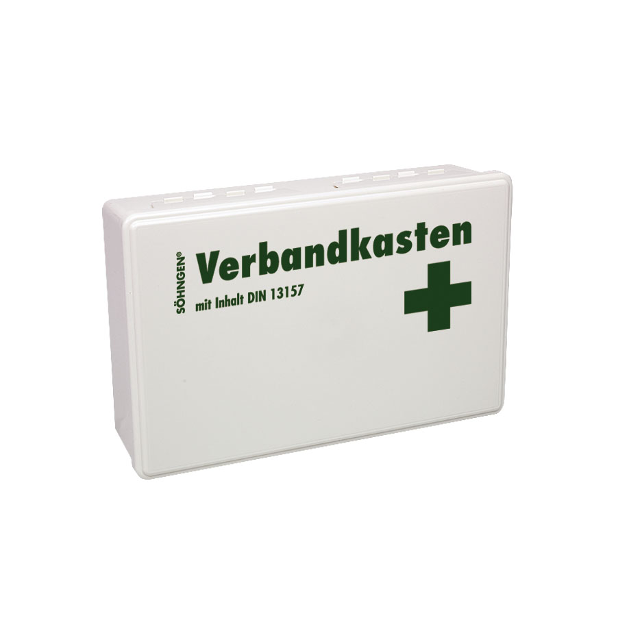 First Aid Box KIEL empty, plastic, white