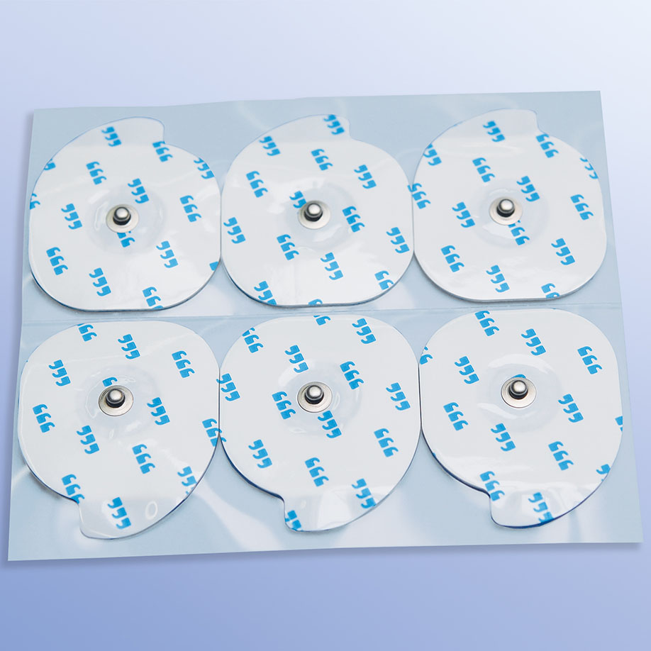 Einmal-EKG-Elektroden, oval, für Erwachene, Wet-Gel