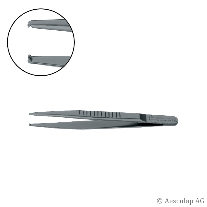 SUSI chir. Pinzetten, 1 x 2 Zähne,