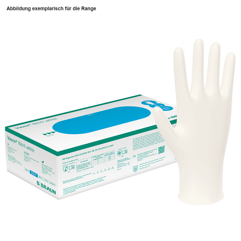 Vasco Nitril white U.-Handschuhe,