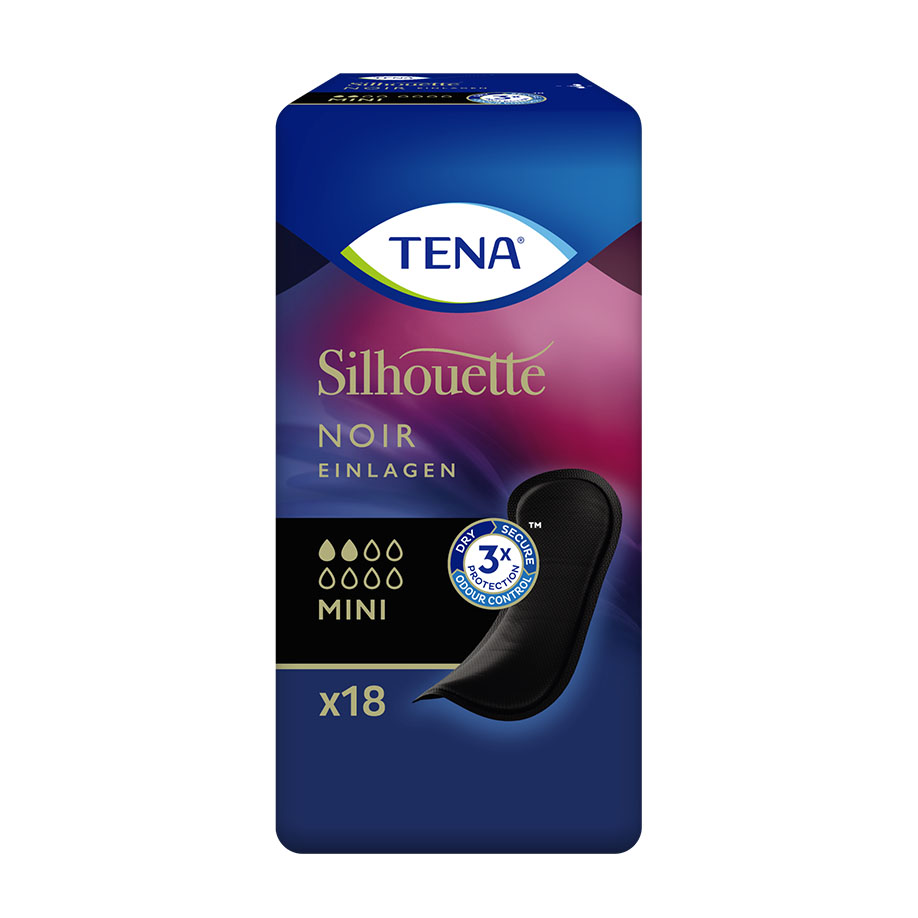 TENA Silhouette Mini Noir,