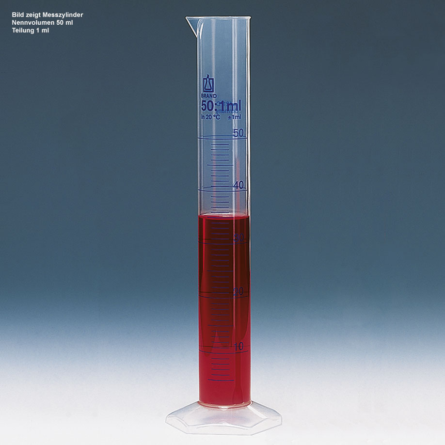 Messzylinder, hohe Form, PP,
