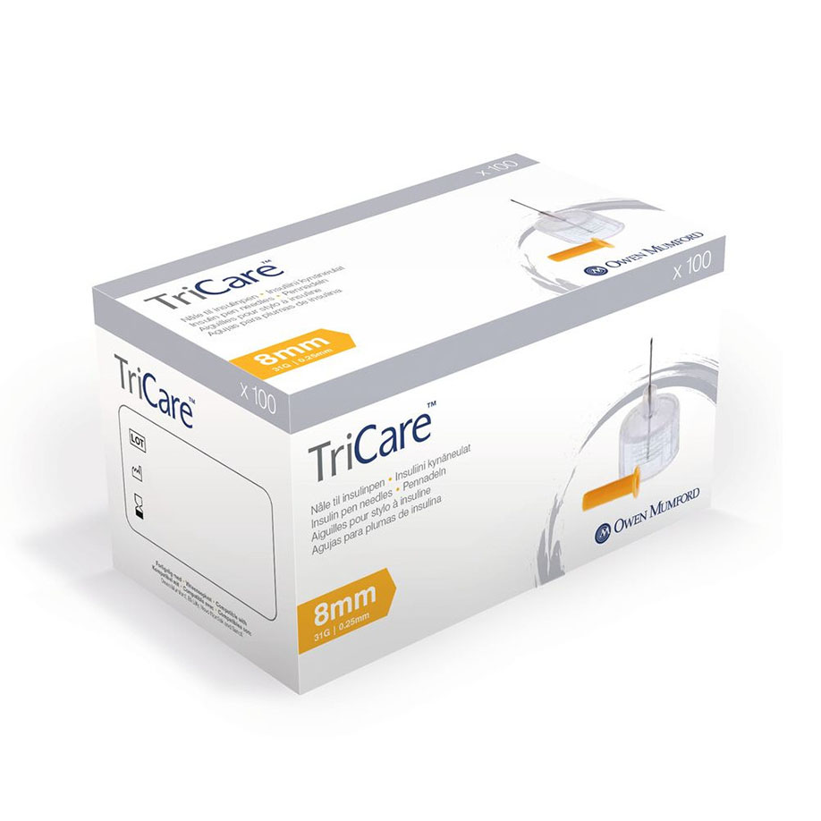 TriCare Pennadeln 31 G, 0,25 x 8 mm