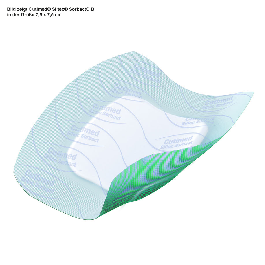 Cutimed Siltec Sorbact B Schaumverband