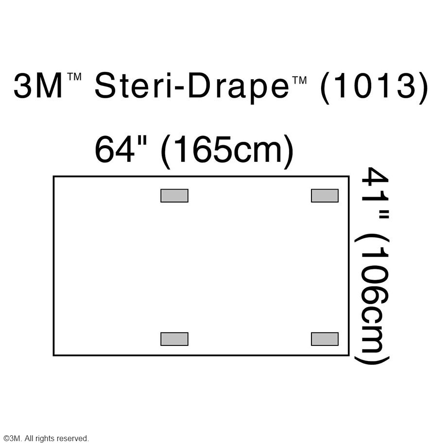 3M Steri-Drape Abdeckhauben 165 x 106 cm (10 Stck.)