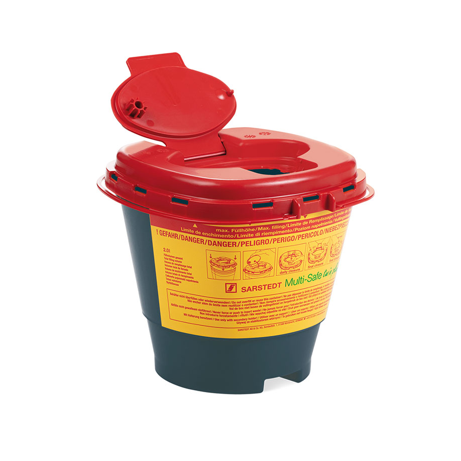 Kanülenabwurfbehälter 2,0 Ltr.