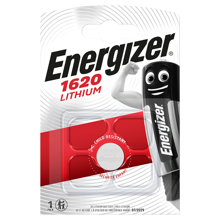 Energizer Batterie Typ CR1620 BP1, 3 V