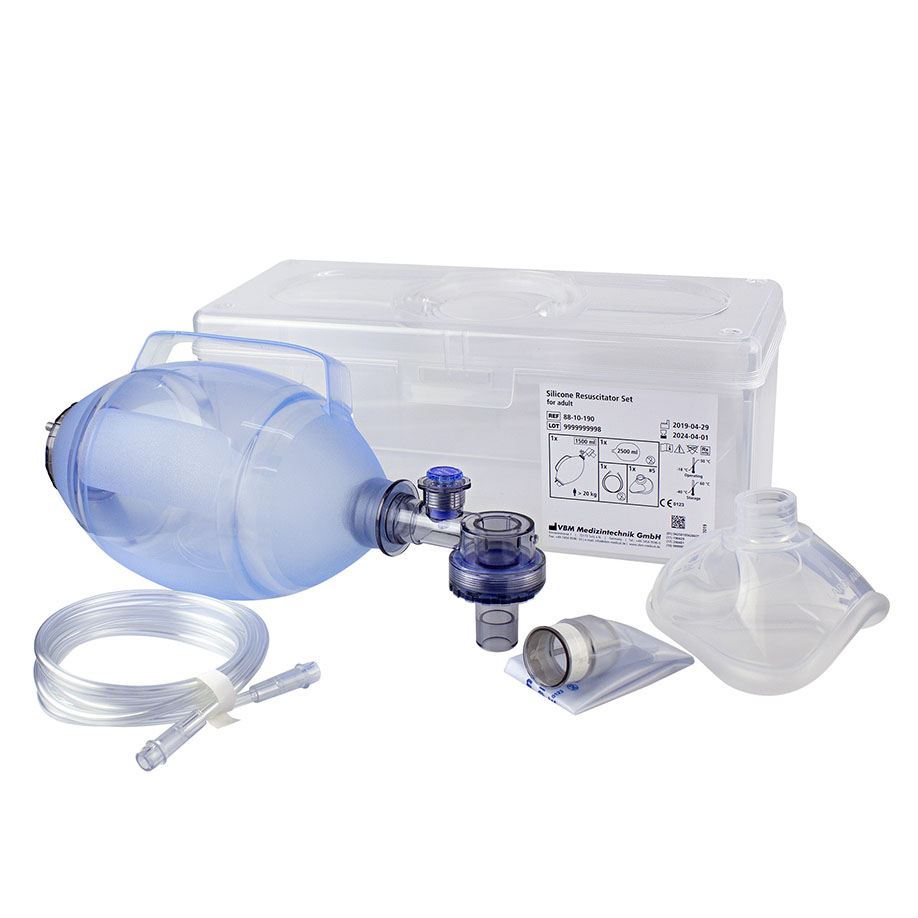 Silikon-Beatmungsbeutel-Set Erwachsene,