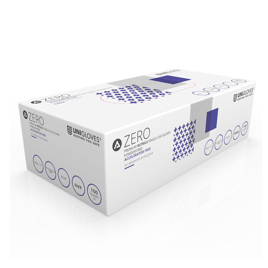Unigloves ZERO Nitril U.-Handschuhe