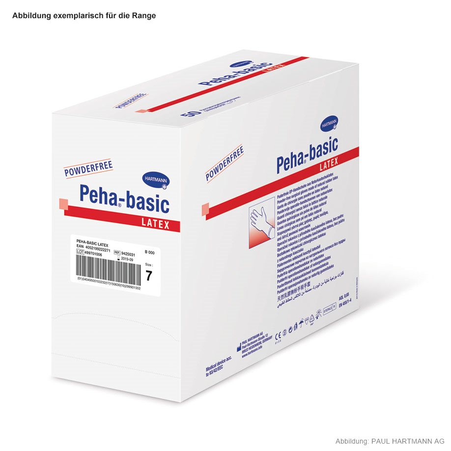 Peha-basic Latex OP-Handschuhe