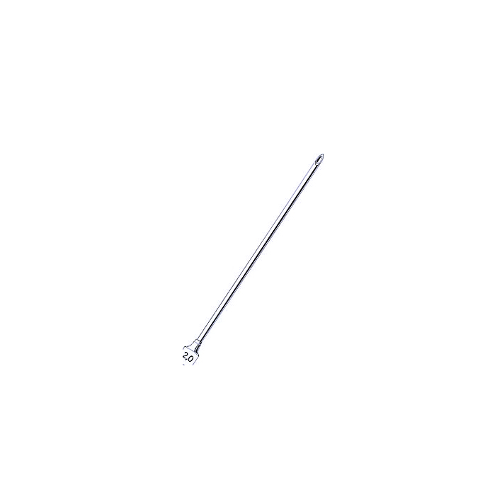 Punktions-u.  Anästhesiekanülen 1408LL Gr. 20, Ø 2,0 mm, 80 mm lang, unsteril