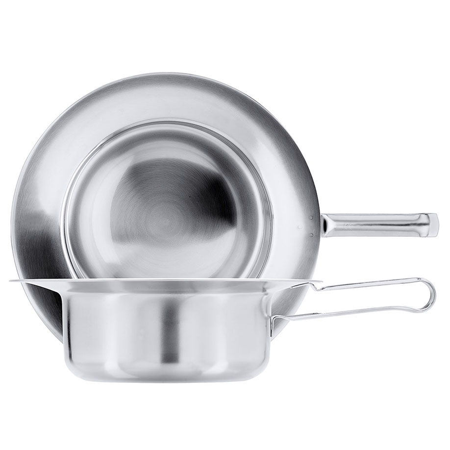 Stechbecken mit Flachgriff