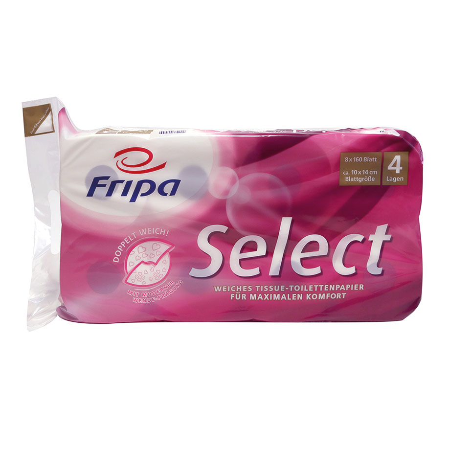 Fripa - Toilettenpapier select, 4-lagig