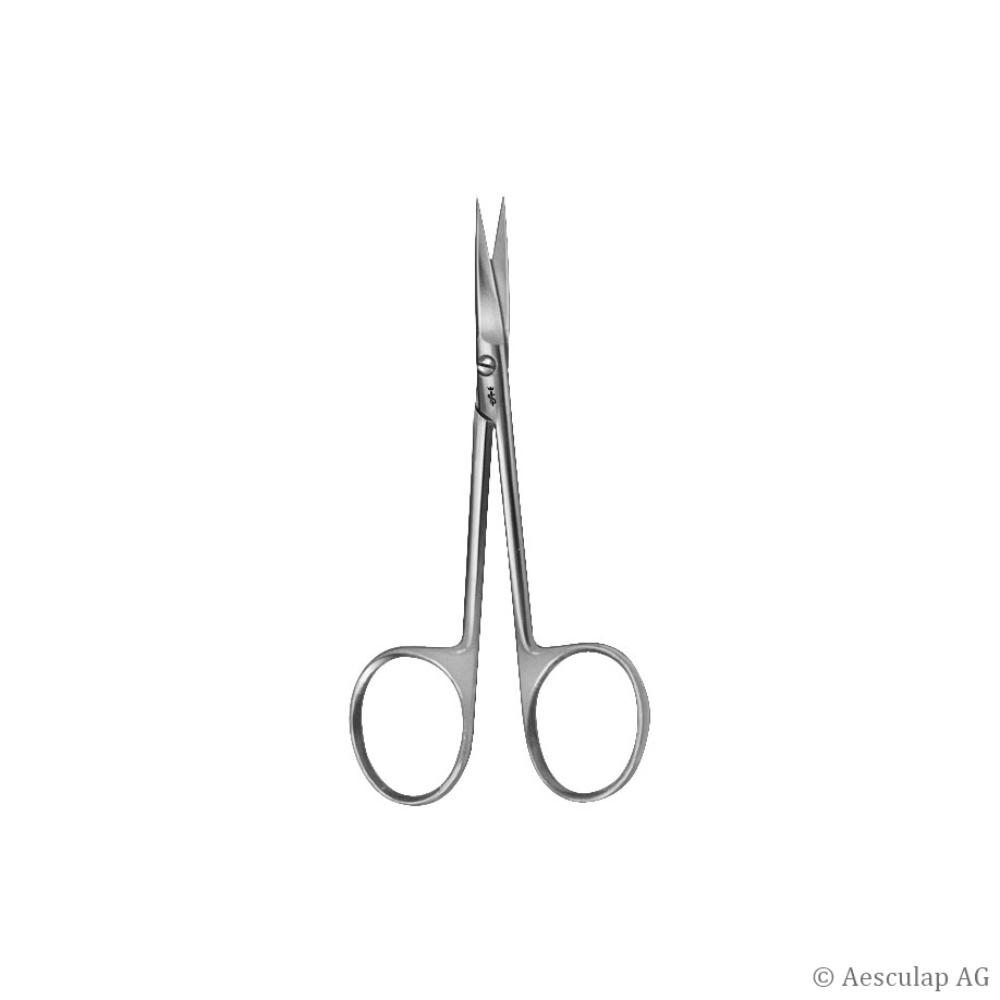 Scissors fine, straight, pointed/pointed 9.5 cm