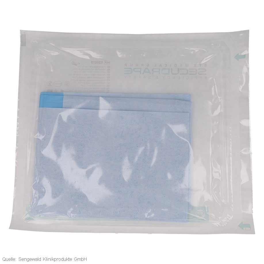 Medinop protective sheet 2-ply blue 75 x 90 cm