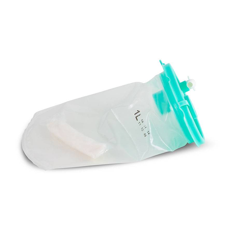 Serres Einweg-Absaugbeutel 1 Ltr. mit Geliermittel, (32 Stck.)