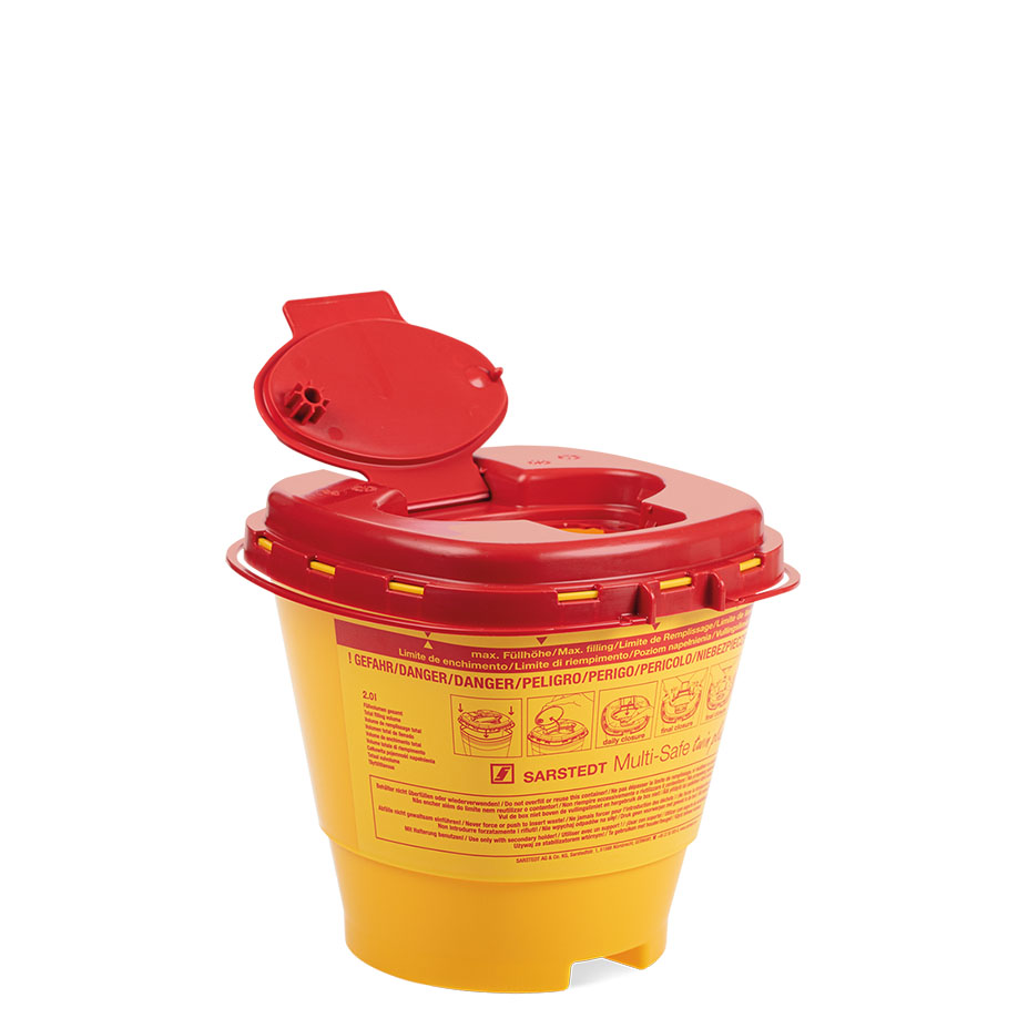 Kanülenabwurfbehälter 2,0 Ltr.
