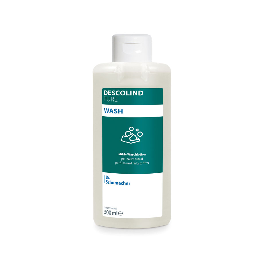 Descolind Pure Wash 500 ml  washing lotion in dispenser bottle
