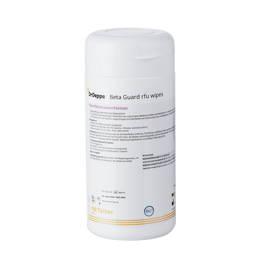Beta Guard rfu Wipes (150 Tücher) Dose, Flächendesinfektion