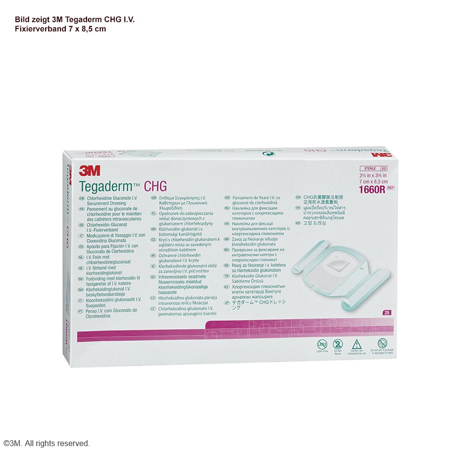 3M Tegaderm CHG I.V. Fixierverband