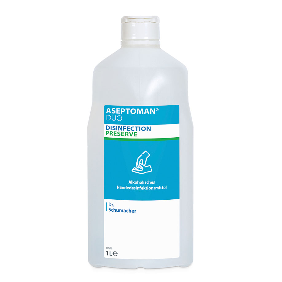 ASEPTOMAN DUO 1 L dispenser bottle, hand sanitizer