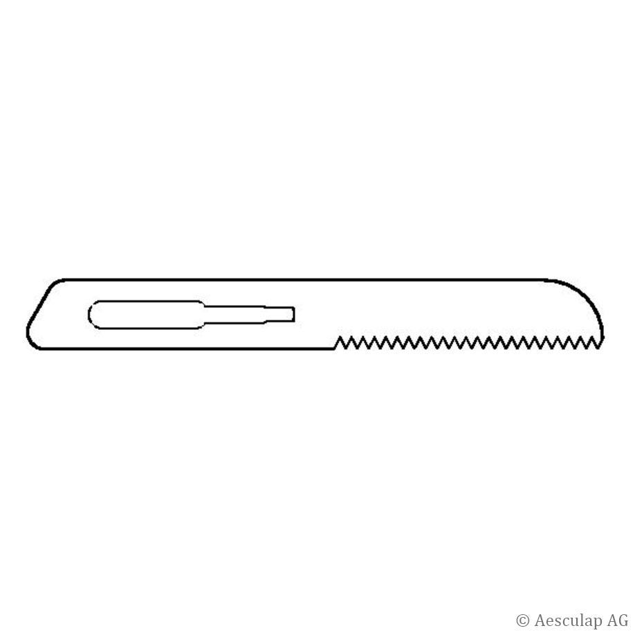 Sägeblätter steril, 23 mm lang