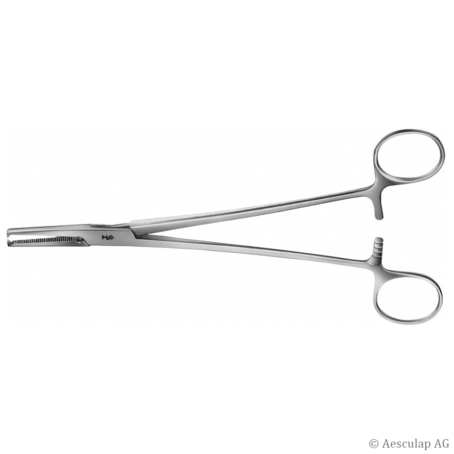 PHANEUF Hysterektomieklemme, gerade, 210 mm, 1 x 2 Zähne