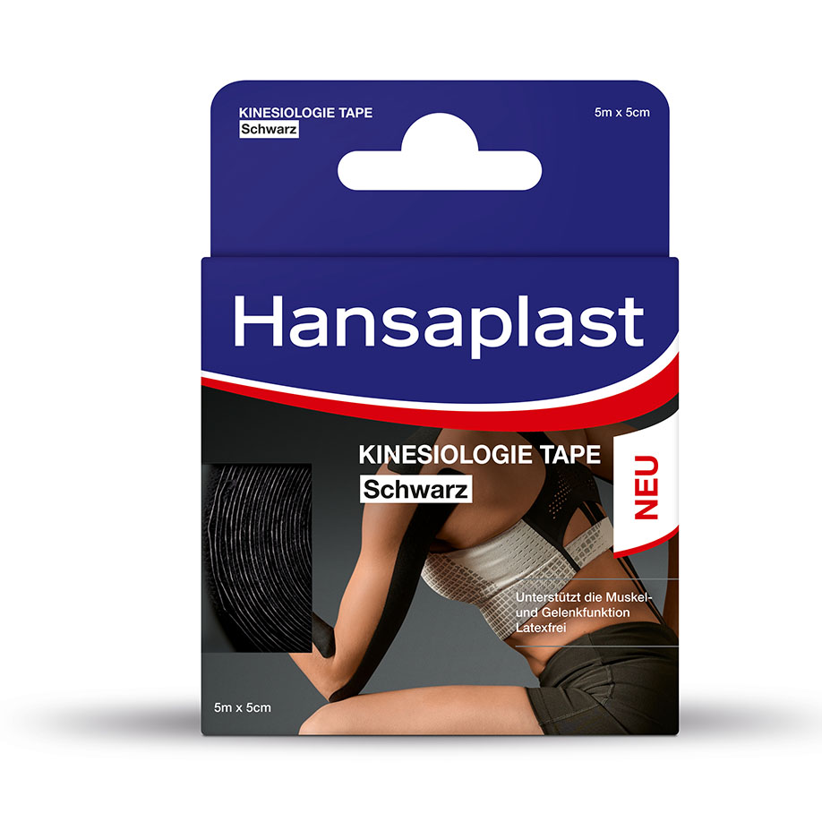 Hansaplast Kinesiologie Tape schwarz
