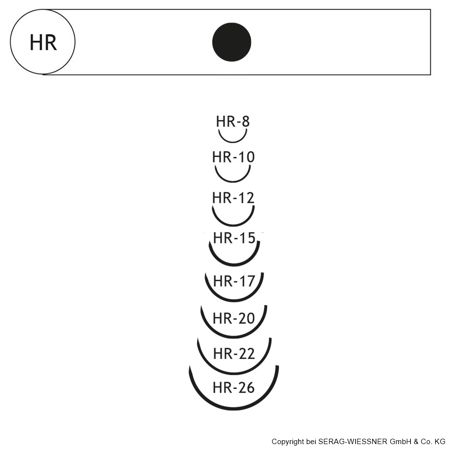 SERAFIT HR-26 4/0=1,5 violet length of thread 70 cm (24 pcs.)