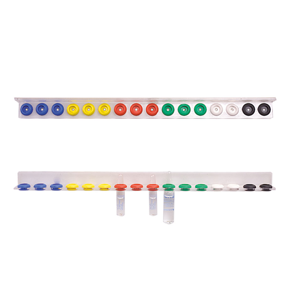 Varioflex-ampoule depot, single-row, approx. 350 mm, 16 ampoule holder