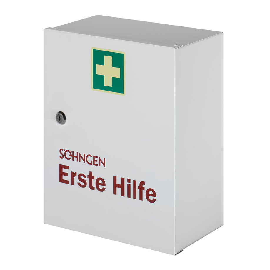 First-Aid Cabinet HEIDELBERG with filling DIN 13157