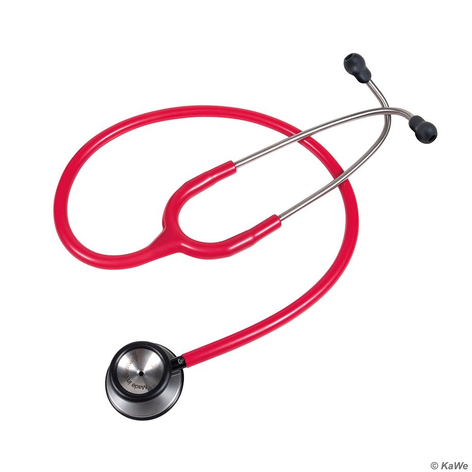 Standard Prestige Stethoscope stainless  steel, red