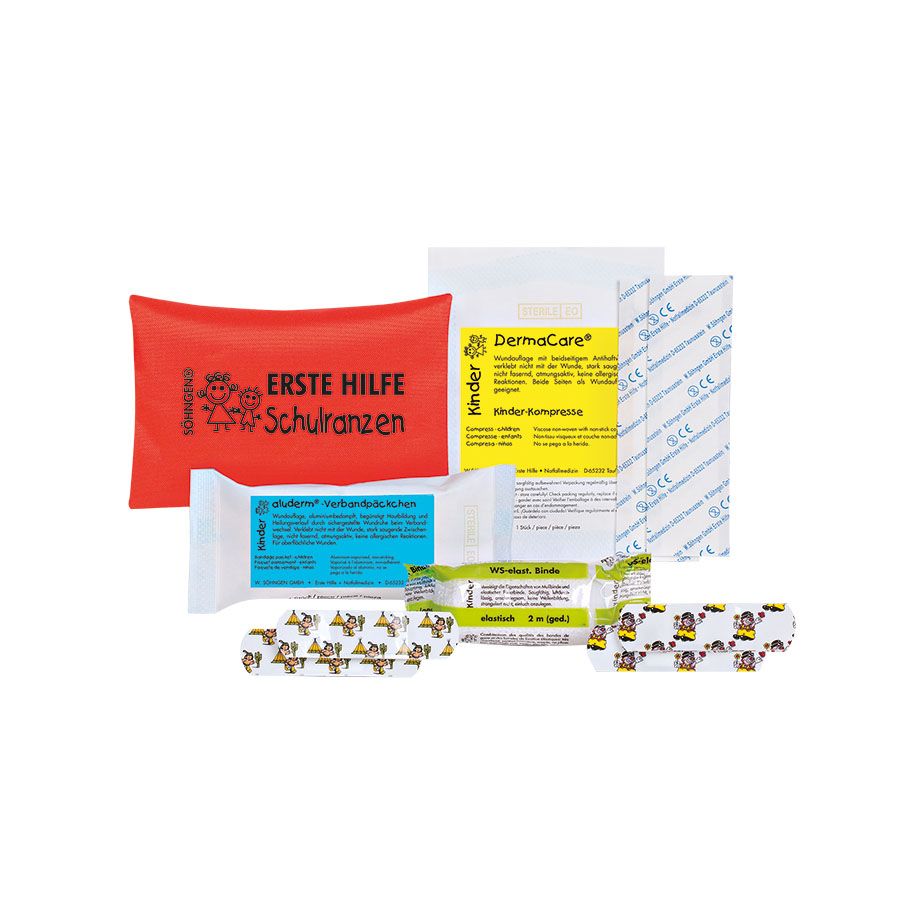 First Aid Set Satchel orange