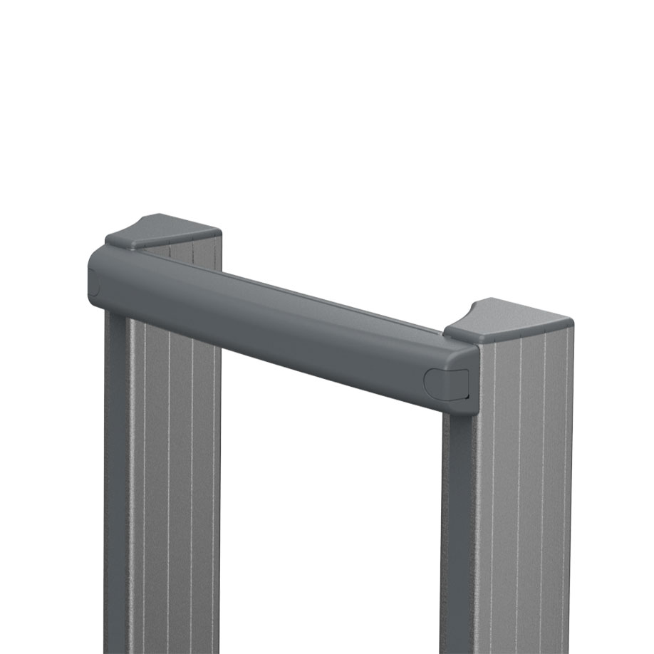 Schiebegriff grau, handlich,