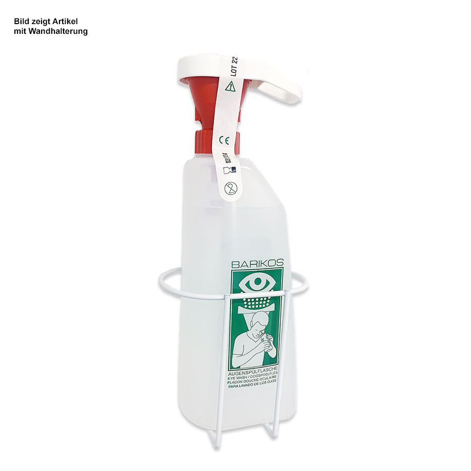 Barikos Augenwaschflasche, gefüllt,