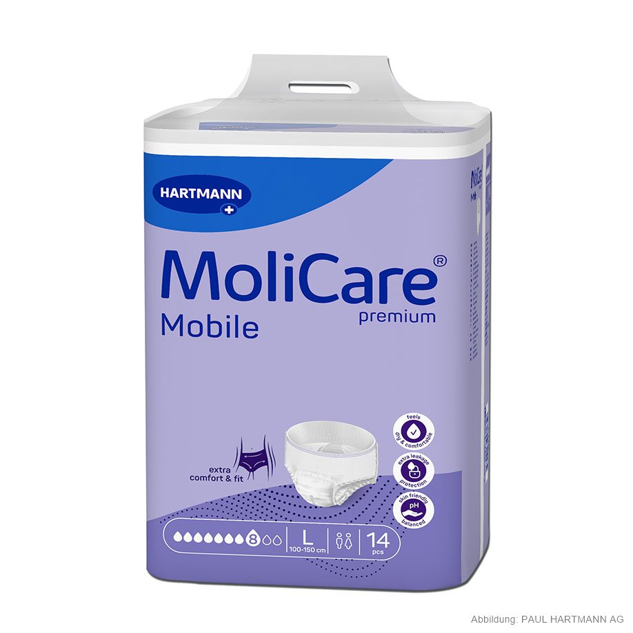 MoliCare Premium Mobile 8 Tropfen Inkontinenzslips Gr. L (14 Stck.)